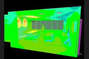 projeto luminotécnico - simulação computacional