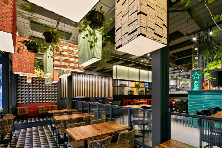 Projetos de arquitetura de interiores para restaurantes e bares